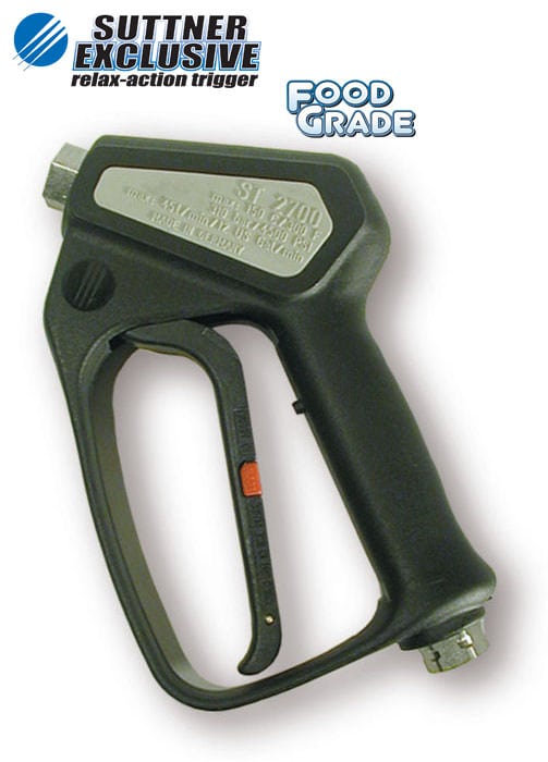 (50)ST2700 S.S.SPRAY GUN 12GPM 5000PSI RELAX ACTIO